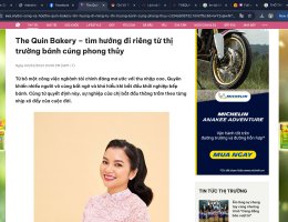The Quin Bakery - TÌM HƯỚNG ĐI RIÊNG CHO THỊ TRƯỜNG BÁNH PHONG THUỶ
