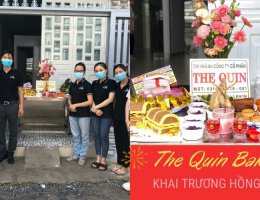 Chúc mừng The Quin Bakery khai trương chi nhánh mới Quận Bình Tân