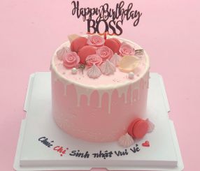 Bánh hoa hồng fondant 18