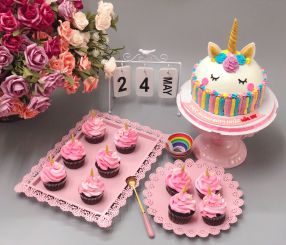 BÉ GÁI - KỲ LÂN UNICORN VÀ CUPCAKE HỒNG 