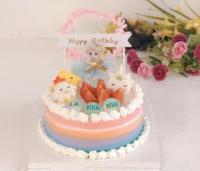 Công chúa Elsa giấy baby cầu vồng 16