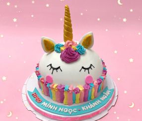 Kỳ lân Unicorn cầu vồng 20 chữ in 