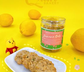 Banana Oats Cookie ( Bánh chuối yến mạch )