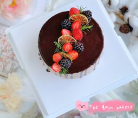 Raspberry chocolate mousse