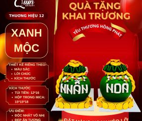 Qùa Tặng Khai Trương Xanh Mộc