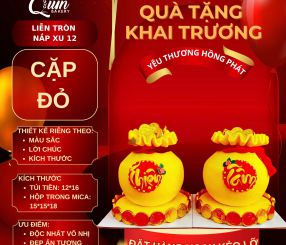 Qùa Tặng Khai Trương Cặp Đỏ 2