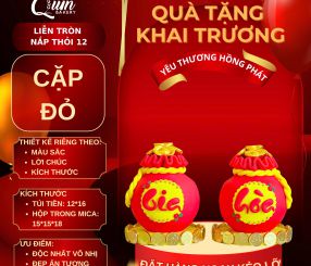 Qùa Tặng Khai Trương Cặp Đỏ 1