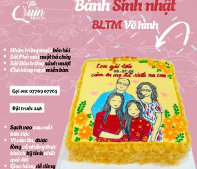 Bánh sinh nhật BLTM vẽ hình 10