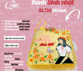 Bánh sinh nhật BLTM vẽ hình 18