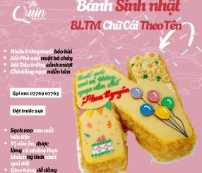 Bánh sinh nhật BLTM Chữ cái theo tên 6