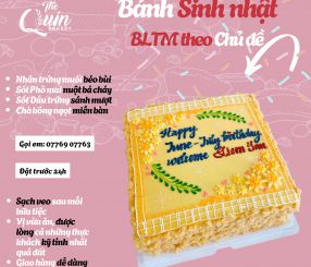 Bánh sinh nhật BLTM theo Chủ đề 2