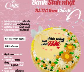 Bánh sinh nhật BLTM theo Chủ đề 6