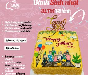 Bánh sinh nhật BLTM vẽ hình 22