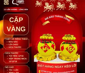 Mã Đáo Thành Công 12 Liễn Vuông-Lồng Đèn Cặp Vàng