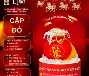 Mã Đáo Thành Công 14 Rua Rua-Trai Trắng-Trai Vàng-Chữ Đôi Cặp Đỏ