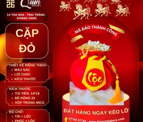 Mã Đáo Thành Công 14 Tua Rua-Trai Trắng-Khánh Vàng Cặp Đỏ
