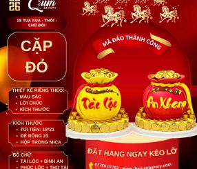 Mã Đáo Thành Công 18 Tua Rua-Thỏi-Chữ Đôi Cặp Đỏ