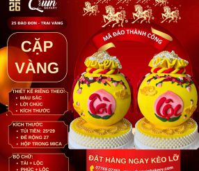 Mã Đáo Thành Công 25 Đào Đơn-Trai Vàng Cặp Vàng 