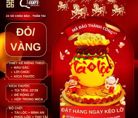 Mã Đáo Thành Công 22 Sò Châu Báu-Thần Tài Đỏ Vàng