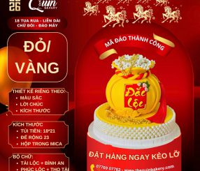 Mã Đáo Thành Công 18 Tua Rua-Liễn Dài-Chữ Đôi-Đào Mây Đỏ Vàng