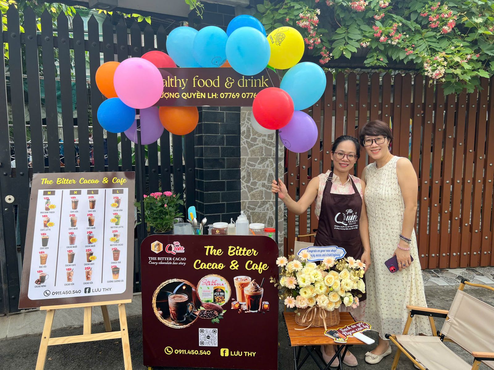NHƯỢNG QUYỀN XE CACAO MUỐI TAKE AWAY THE QUIN