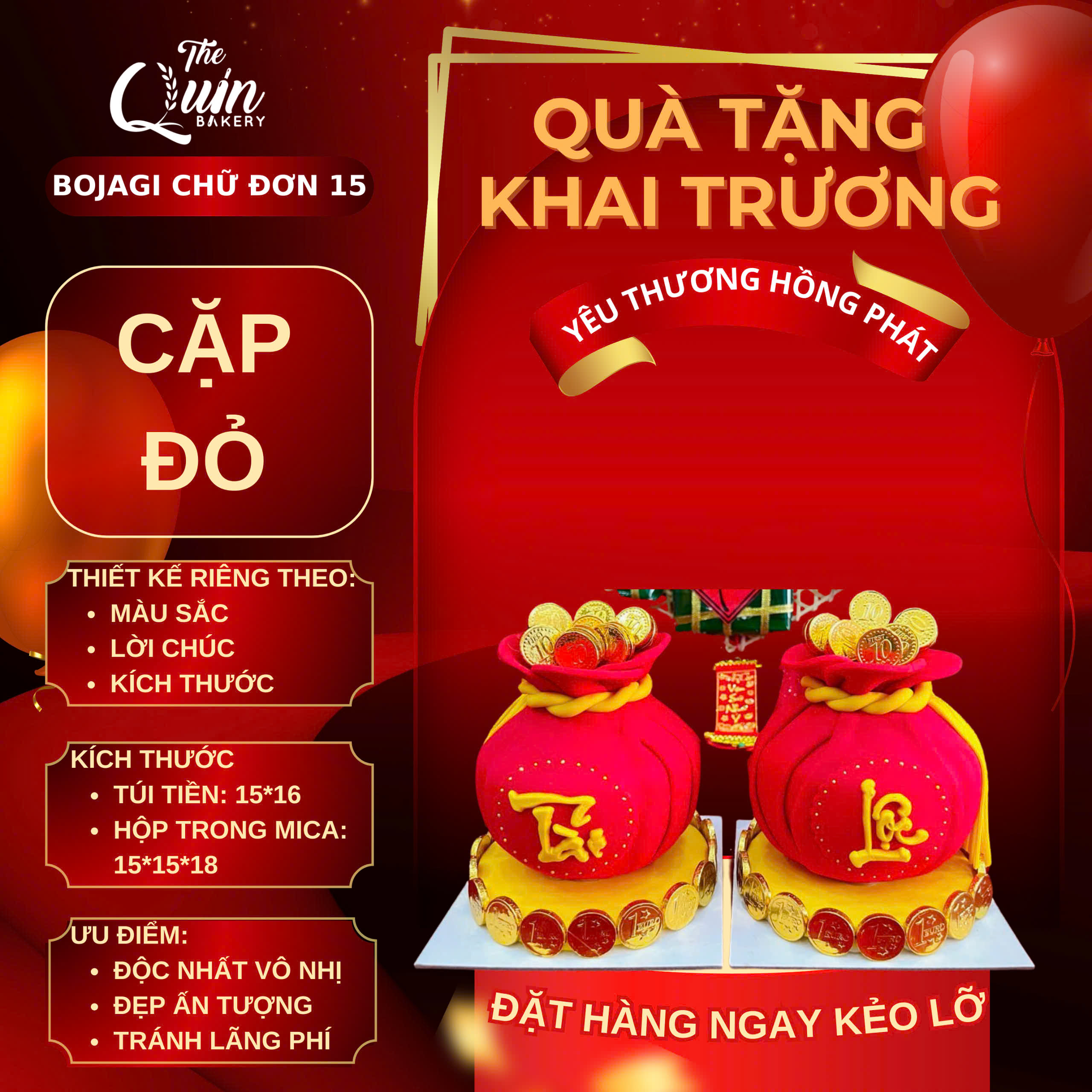 Qùa Tặng Khai Trương Cặp Đỏ 4