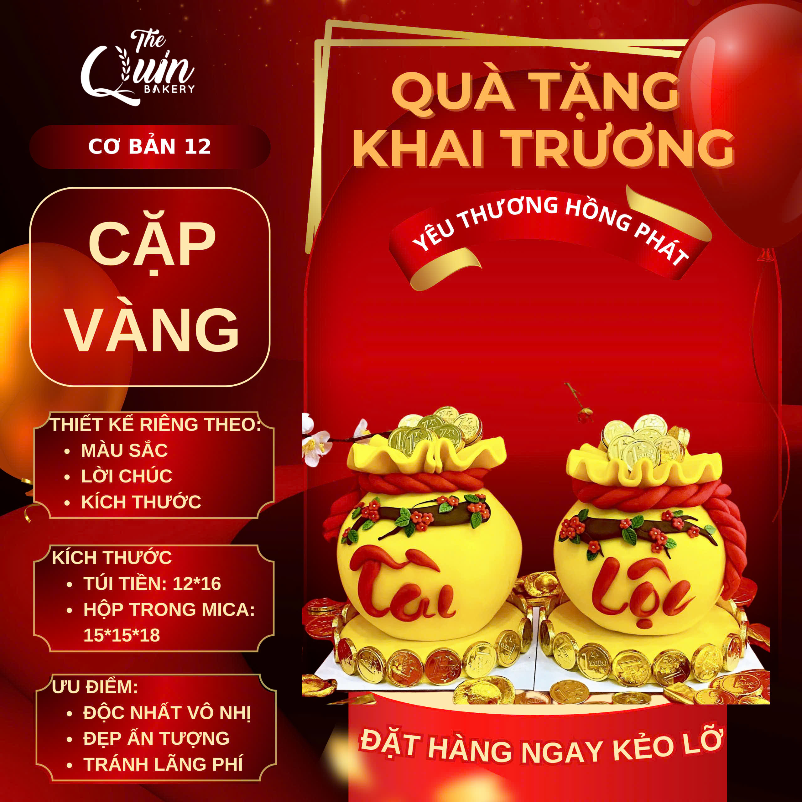 Qùa Tặng Khai Trương Cặp Vàng