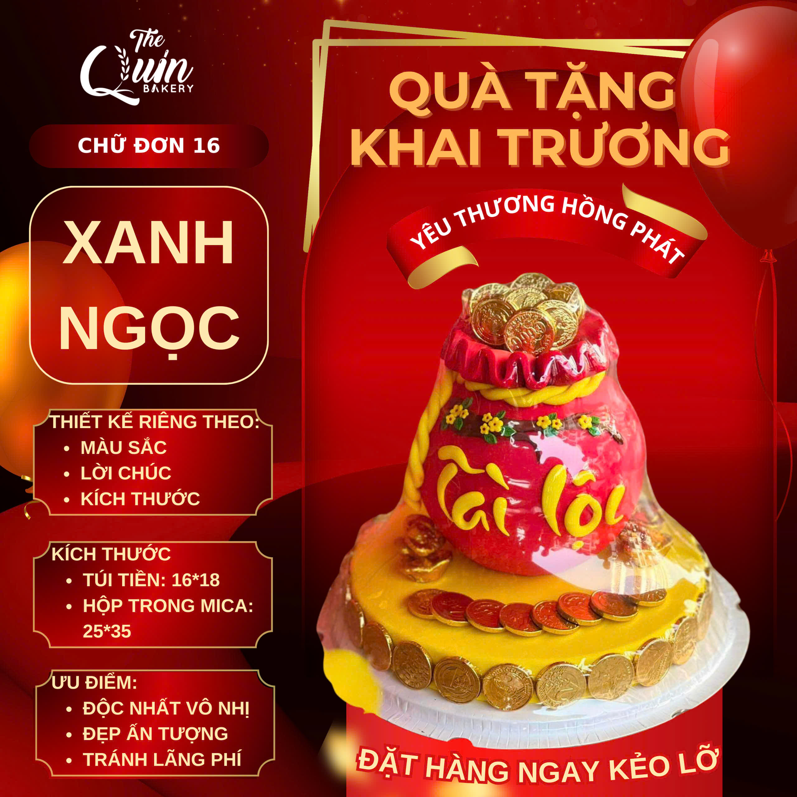 Qùa Tặng Khai Trương Xanh Ngọc 10