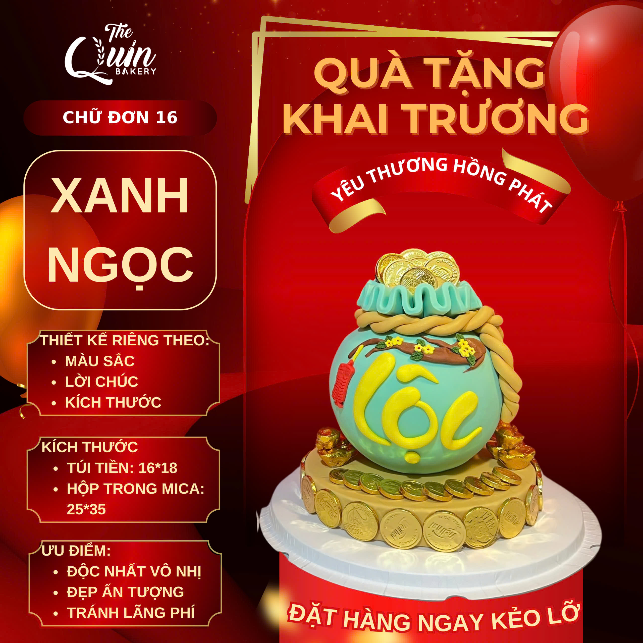 Qùa Tặng Khai Trương Xanh Ngọc 9