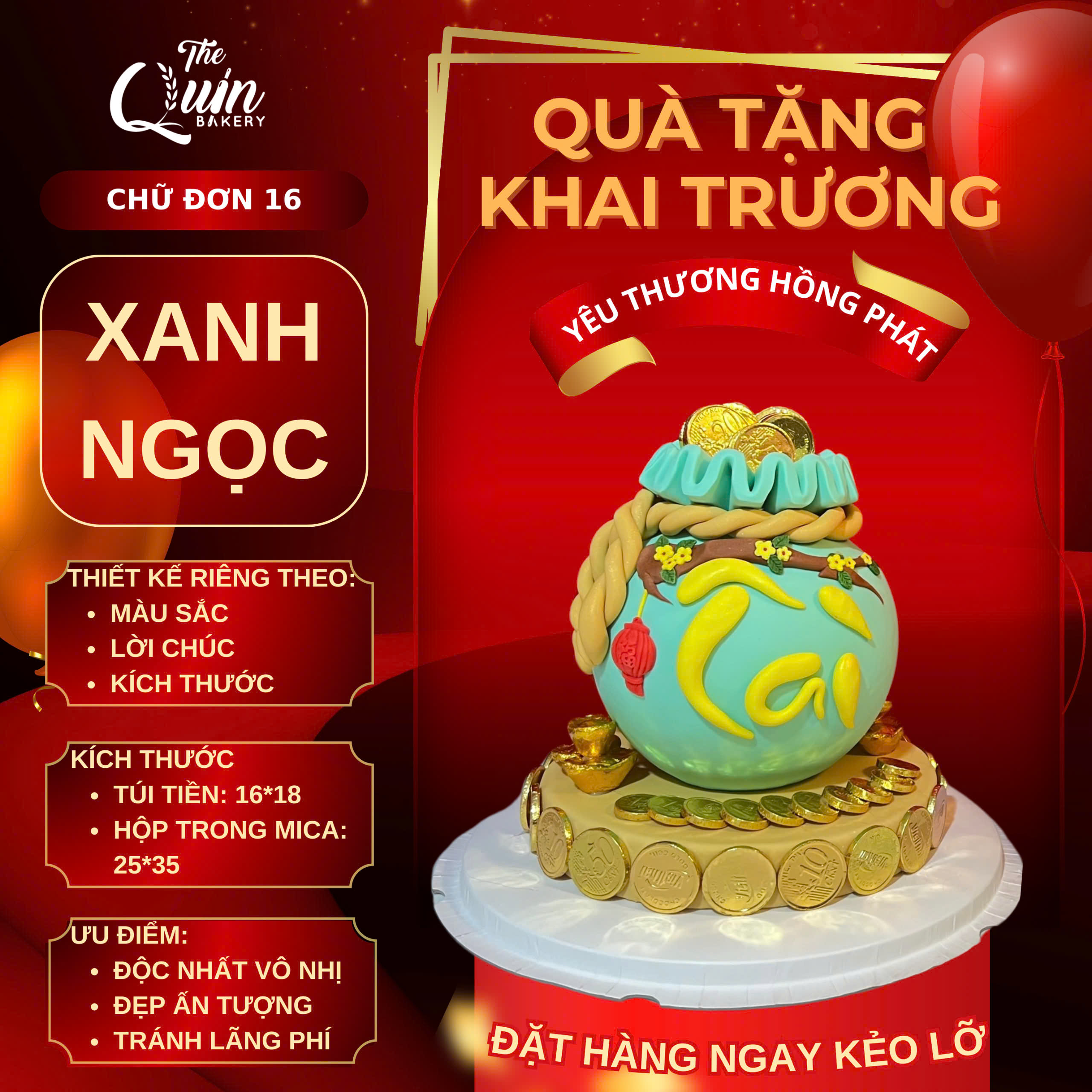 Qùa Tặng Khai Trương Xanh Ngọc 8