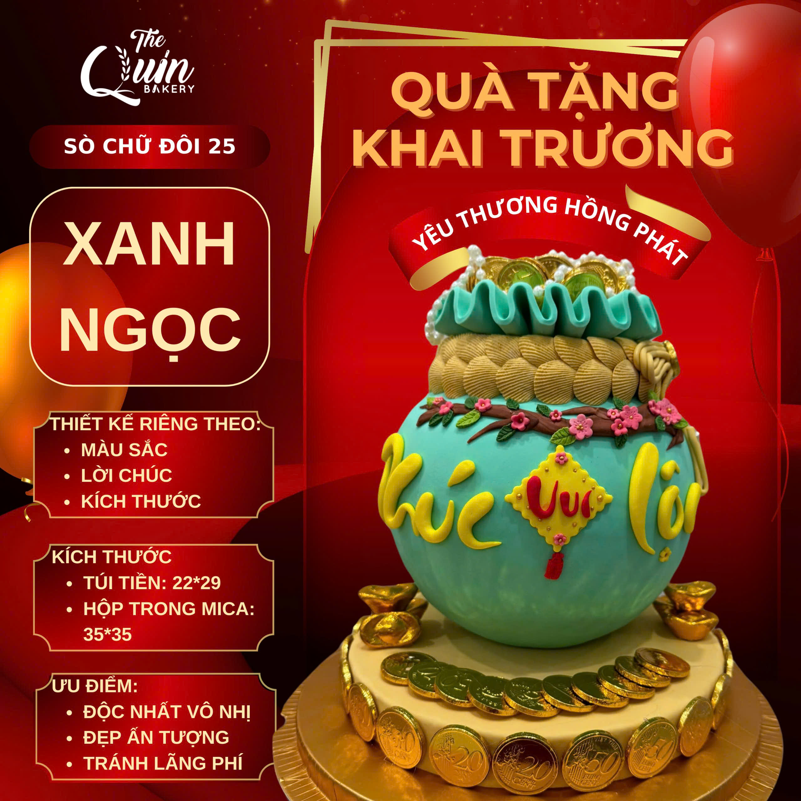 Qùa Tặng Khai Trương Xanh Ngọc 11