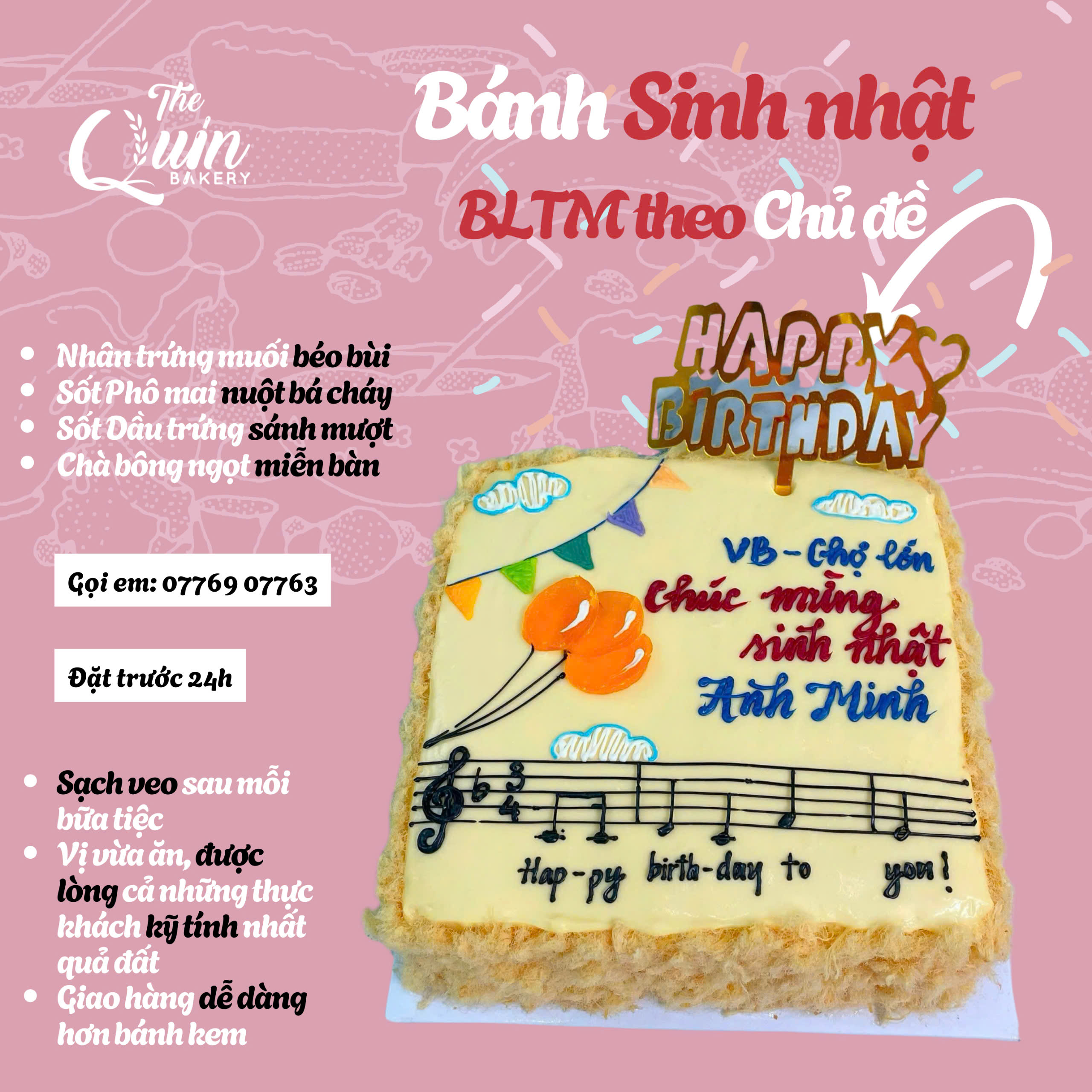 Bánh sinh nhật BLTM theo Chủ đề