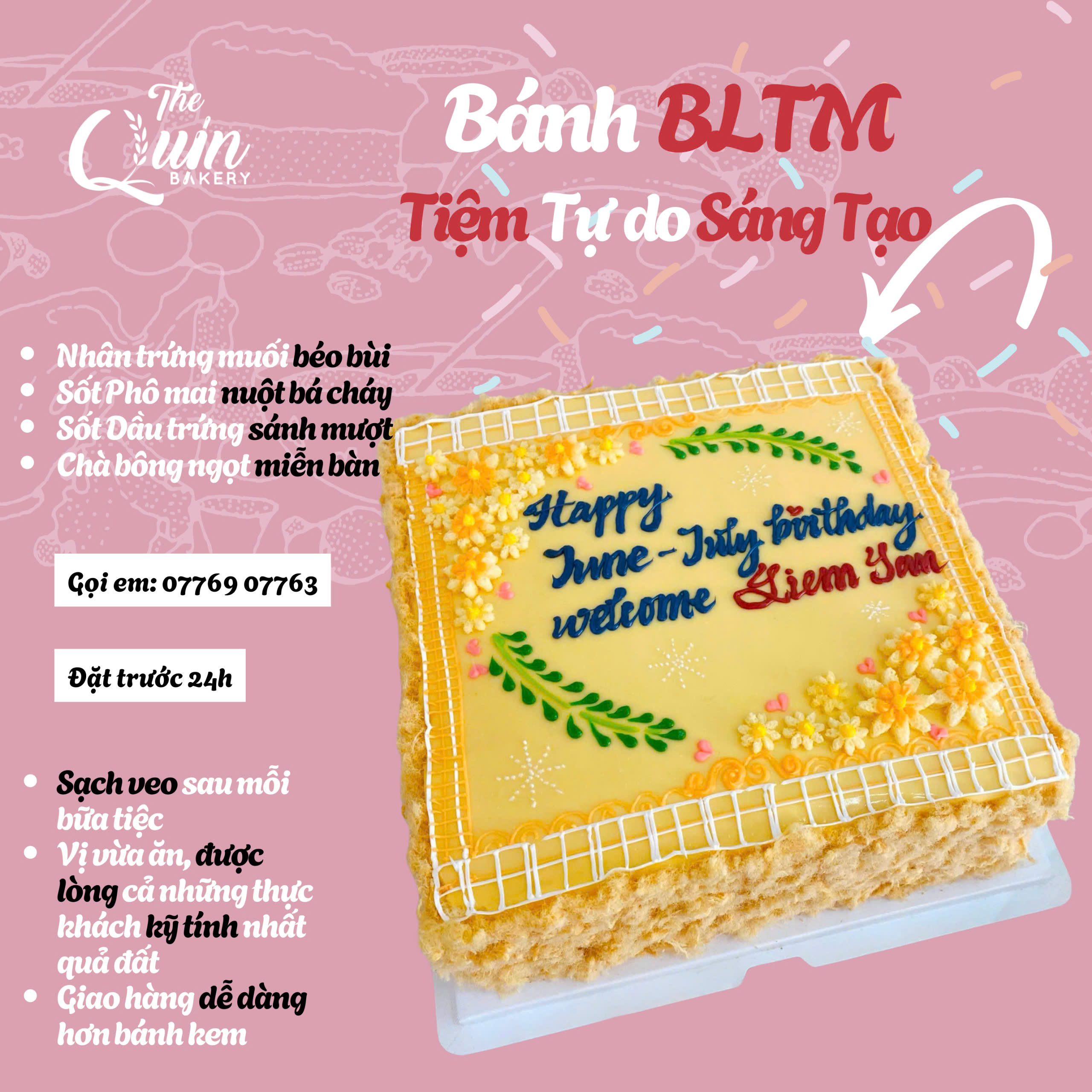 Bánh BLTM Tiệm Tự do Sáng tạo 15